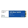 Изображение SSD|SANDISK|200xTBW rating|MTBF 1750000 h|Read speed 560 MB/s|Write speed 510 MB/s|Serial ATA III|M.2|2000 GB|POWERED BY SANDISK|Blue SA510|WDS200T3B0B