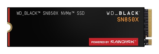 Изображение SSD|SANDISK|2400xTBW rating|Read speed 7300 MB/s|Write speed 6600 MB/s|NVMe Yes|PCI Express 4.0|M.2|4000 GB|POWERED BY SANDISK|Black SN850X|WDS400T2X0E