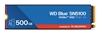 Picture of SSD|SANDISK|300xTBW rating|MTBF 1750000 h|Read speed 6600 MB/s|Write speed 5600 MB/s|NVMe Yes|PCI Express 4.0|M.2|500 GB|POWERED BY SANDISK|Blue SN5100|WDS500G5B0E-00CPE0