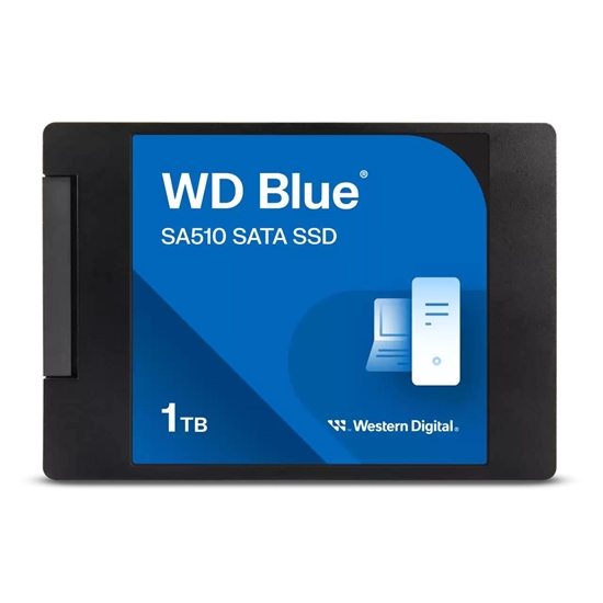 Изображение SSD|SANDISK|Blue SA510|POWERED BY SANDISK|1000 GB|Serial ATA III|Write speed 520 MB/s|Read speed 560 MB/s|2.5"|400xTBW rating|MTBF 17500000 h|WDS100T3B0A