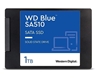 Изображение SSD|SANDISK|Blue SA510|POWERED BY SANDISK|1000 GB|Serial ATA III|Write speed 520 MB/s|Read speed 560 MB/s|2.5"|400xTBW rating|MTBF 17500000 h|WDS100T3B0A
