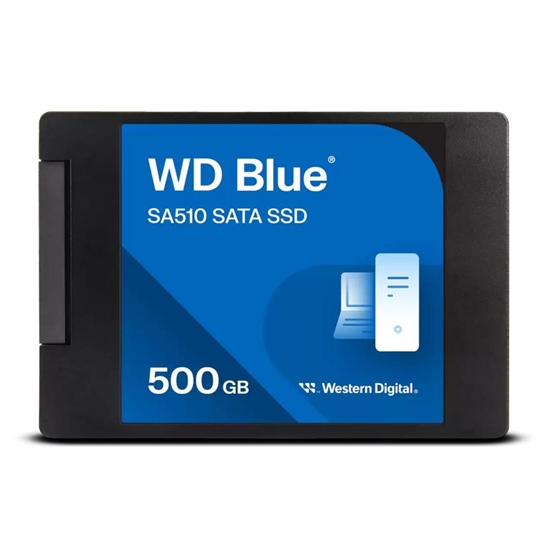 Изображение SSD|SANDISK|Blue SA510|POWERED BY SANDISK|500 GB|Serial ATA III|Write speed 510 MB/s|Read speed 560 MB/s|2.5"|200xTBW rating|MTBF 17500000 h|WDS500G3B0A