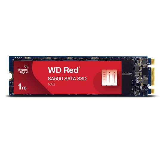 Изображение SSD|SANDISK|600xTBW rating|MTBF 1750000 h|Read speed 560 MB/s|Write speed 530 MB/s|Serial ATA III|M.2|1000 GB|POWERED BY SANDISK|Red SA500|WDS100T1R0B
