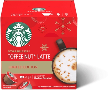 Изображение Starbucks Kapsuki Nescafé Dolce Gusto Toffee Nut Latte 12szt.HOLIDAY BLEND