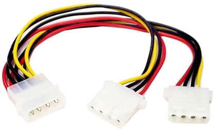 Изображение StarTech Molex - Molex x2, 0.23m, Wielokolorowy (PYO2L)