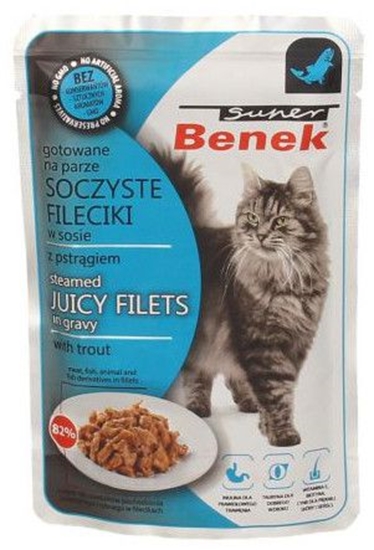 Picture of Super Benek Super Benek Saszetka Filet W Sosie Z Pstrgiem 85g