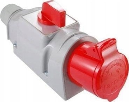 Изображение Tarel Gniazdo wt.izol.stae 32A/400V 3P+N+Z z przecz.L-O-P 197