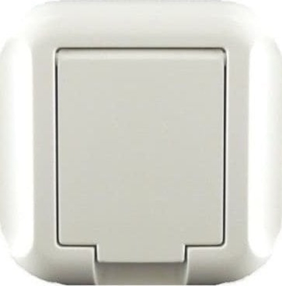 Picture of Timex TOPAZ Gniazdo pojedyncze z/u 16A 250V z klapk biay IP44 GPt-16TH