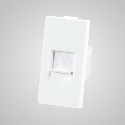 Attēls no Touchme Modu 1/2 gniazdo komputerowe RJ45 biae (TM903W)