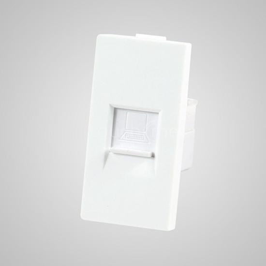 Picture of Touchme Modu 1/2 gniazdo komputerowe RJ45 biae (TM903W)