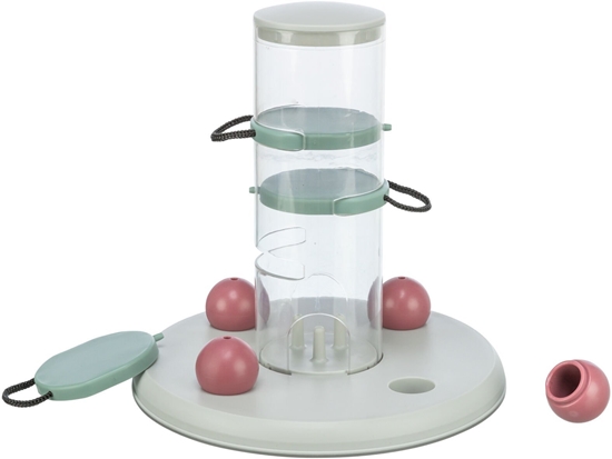 Picture of Trixie Cat Activity Gambling Tower, edukacyjna zabawka, dla kota, plastik, 25 × 27 cm