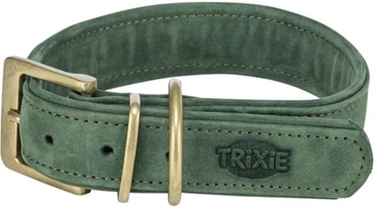 Picture of Trixie obroa dla psa skórzana szawiowa ML: 3946 cm/35 mm