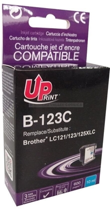 Изображение Tusz Brother Tusz kartrid UPrint LC123C125XLC Cyan