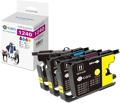 Picture of Tusz G&G Tusz do drukarki zestaw 4 szt. Brother LC-1240VALBP