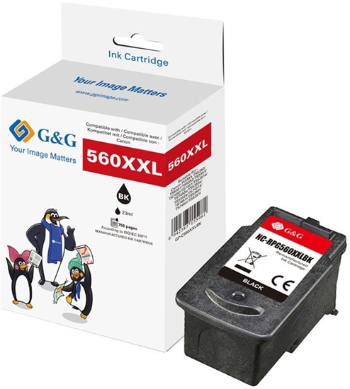 Изображение Tusz G&G XXL kartrid kompatybilny z Canon PG-560XL