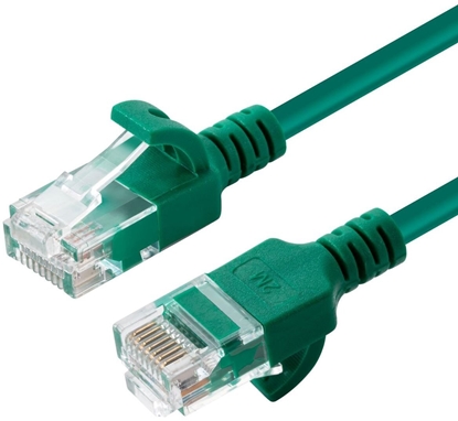 Picture of U/UTP CAT6A Slim 0.15M Green