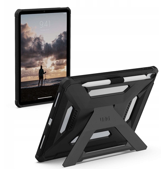 Изображение UAG Scout+ - etui z podstawk oraz uchwytem na Apple Pencil do iPad Air 11" M2 (2024) / M3 (2025) (black)