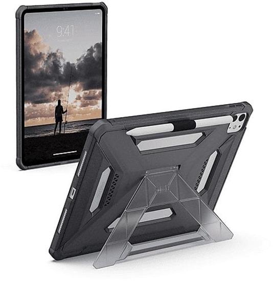 Изображение UAG Scout+ - etui z podstawk oraz uchwytem na Apple Pencil do iPad Pro 11" M4 (2024) / M5 (2025) (ash)