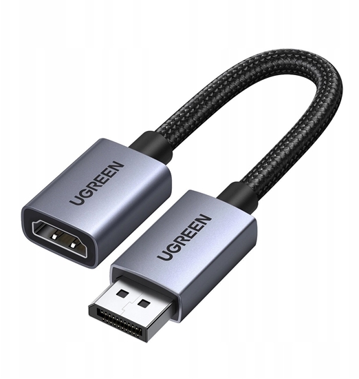 Picture of Ugreen Kabel DisplayPort do HDMI 4K 20cm szary