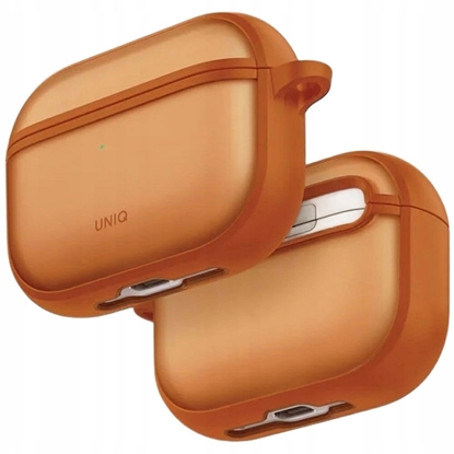 Attēls no Uniq Etui Veren do Apple AirPods Pro 3 pomaraczowy