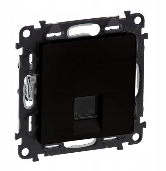 Picture of VALENA LIFE gniazdo 1 x RJ45 kat. 6a stp czarne 756348