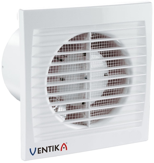 Picture of Ventika Wentylator osiowy fi 150 230V 24W 292m3 38dB z zegarowym i higrostatem SUBTIL D150SH