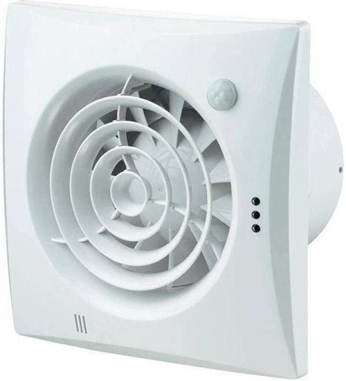 Picture of Vents Wentylator osiowy fi 100 230V 7,5W 97m3/h 25dB z timerem i czujnikiem ruchu (100QUIETTP)