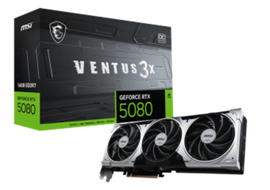 Picture of Videokarte MSI GeForce RTX 5080 Ventus 3X OC