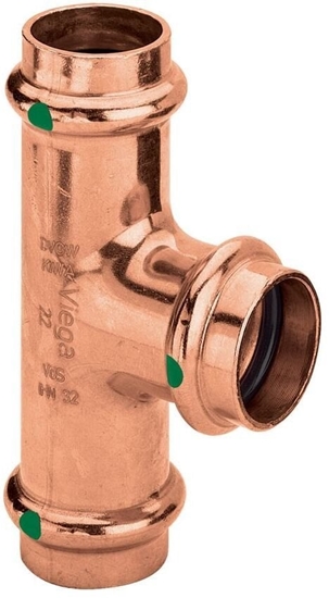 Picture of VIEGA Profipress tee 15x12x15 mm af kobber med SC-Contur