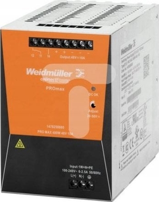 Изображение Weidmüller Zasilacz DC PRO MAX 480W 24V 20A 1478140000