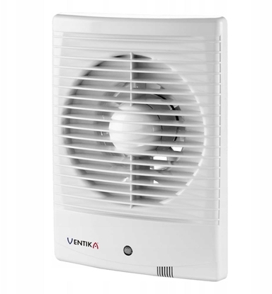 Attēls no Wentylator osiowy fi100 230V 14W 98m3/h 34dB z wycznikiem sznurkowym biay FORTE D100M3WS