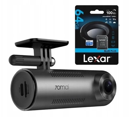 Attēls no Wideorejestrator 70mai Wideorejestrator M310 + karta 64GB Lexar