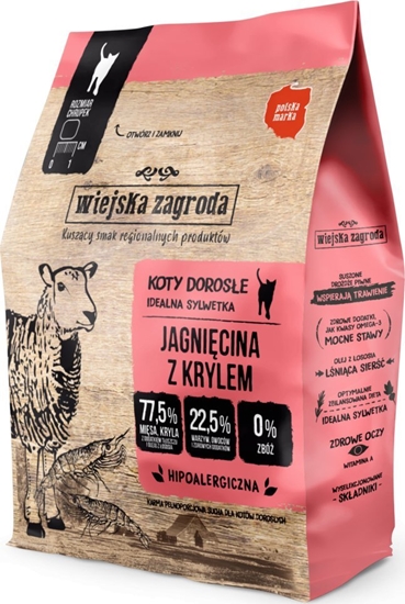 Picture of Wiejska Zagroda Karma sucha dla psa Jagnicina z krylem 400g