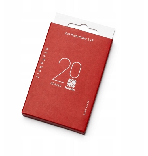 Изображение Wkady Papier Wkad Do Aparatu Hanin Z1 Z2 Drukarki Mt53 Mt56i / 20 Szt. / Zink_2x3_20