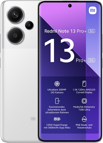 Изображение Xiaomi Redmi Note 13 Pro+ 5G 8GB/256GB White