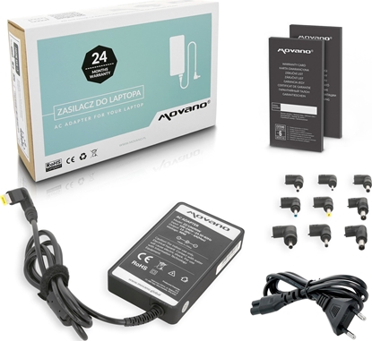 Picture of Zasilacz do laptopa Movano 90 W, 6 A, 20 V (ZZ/UNI90W)