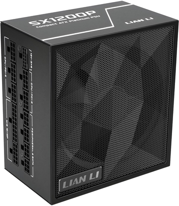 Attēls no Zasilacz Lian Li SX Series 80 PLUS Platinum Zasilacz, w peni modularny, PCIe 5.1, ATX 3.1 - 1.000 Watt, czarny