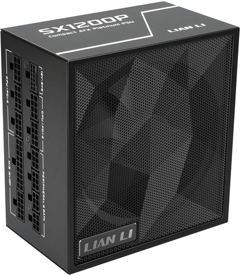 Picture of Zasilacz Lian Li SX Series 80 PLUS Platinum Zasilacz, w peni modularny, PCIe 5.1, ATX 3.1 - 1.000 Watt, czarny