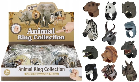 Picture of ZWIERZ PIERSCIEN 8CM MIX MC DISP 36/288/576