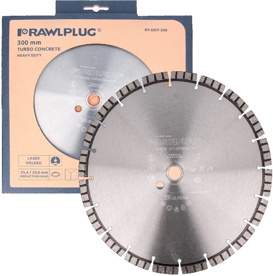 Picture of 300X25,4MM TURBO CONCRETE HEAVY DUTY TARCZA DIAMENTOWA RT-DDT-300 1 szt.