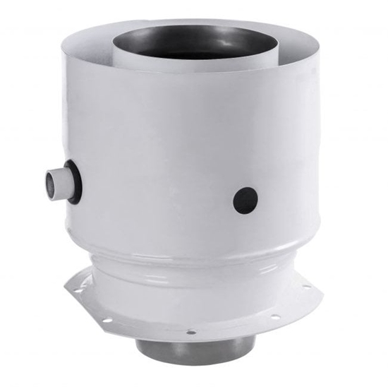 Picture of 60/100 adapter T z odskraplaczem biayADAPTER REDUKC Z ODSK.TERMET