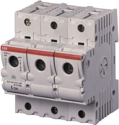 Изображение ABB Rozcznik bezpiecznikowy 3P 63A D02 ILTS-E3 (2CDE103001R1901)