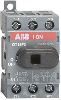 Изображение ABB Rozcznik izolacyjny 3P 16A z napdem bezporednim OT16F3 (1SCA104811R1001)