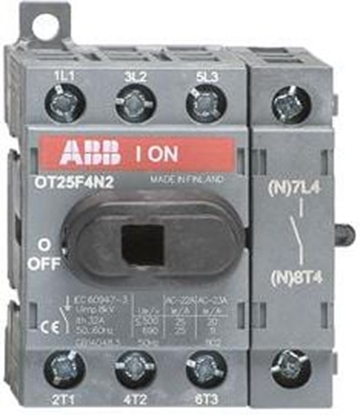 Изображение ABB Rozcznik izolacyjny 4P 25A bez napdu OT25F4N2 (1SCA104886R1001)