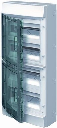 Изображение ABB Rozdzielnia Mistral65 48M z listw N+PE IP65 drzwi przeroczyste (1SLM006501A1207)