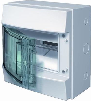 Изображение ABB Rozdzielnia MISTRAL65 drzwi przezroczyste 8M z listw N+PE (1SLM006501A1201)