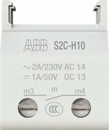 Изображение Schneider Abb Stotz-Kontakt S2C-H10 Integrated auxiliary switch 1 NO contact S2C-H10