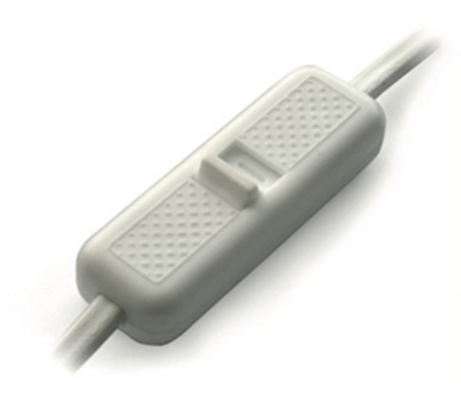 Picture of Acar Wycznik biay sznurowy 2 torowy - WS-1P