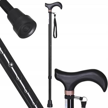 Attēls no ActionMed Laska inwalidzka regulujca czarny