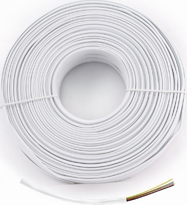 Attēls no Activejet KABEL TELEFONICZNY 4-YY PASKI 100M SZARY